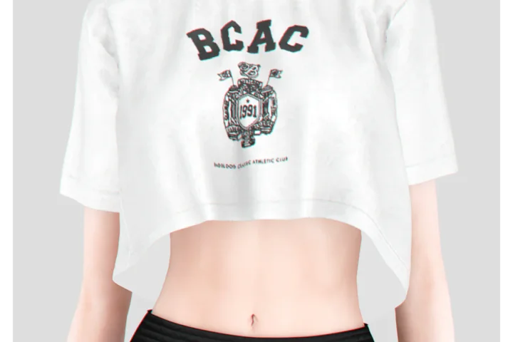 Crop Loose Washed Tee