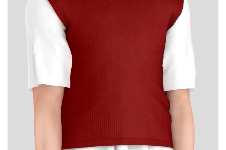Ellis Tee with Knit Vest