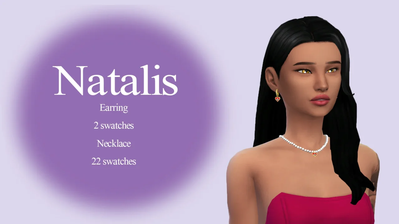 Necklace & earrings set N02ⁿᵃᵗᵃˡⁱˢ