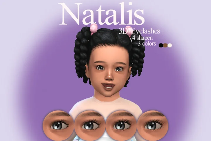 Eyelashes 3D N01 toddlersⁿᵃᵗᵃˡⁱˢ