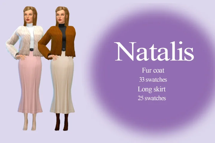 Fur coat & long skirtⁿᵃᵗᵃˡⁱˢ