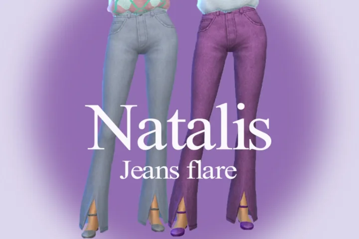 Jeans flareⁿᵃᵗᵃˡⁱˢ