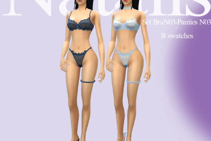Set Bra N03-Panties N03ⁿᵃᵗᵃˡⁱˢ