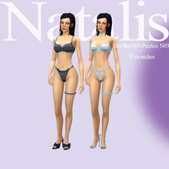 Set Bra N03-Panties N03ⁿᵃᵗᵃˡⁱˢ