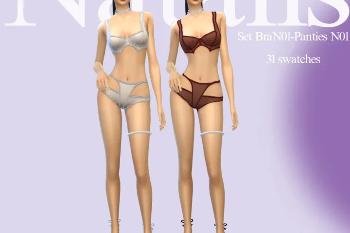 Set Bra N01-Panties N01ⁿᵃᵗᵃˡⁱˢ