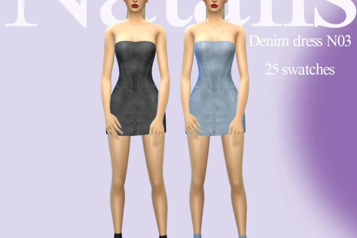 Demin Dress N03ⁿᵃᵗᵃˡⁱˢ