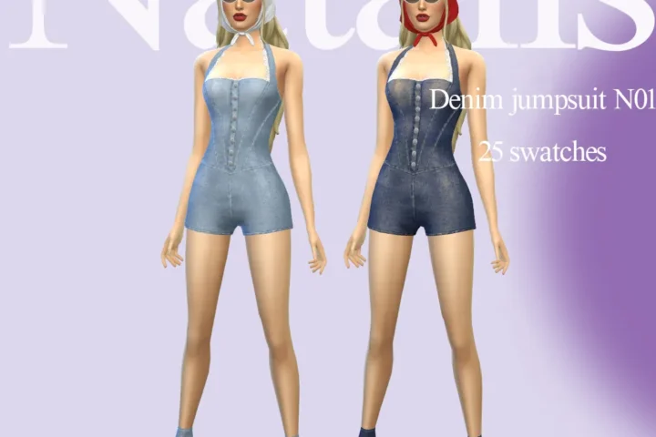 Denim jumpsuit N01