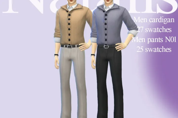 Men cardigan-pants N01ⁿᵃᵗᵃˡⁱˢ