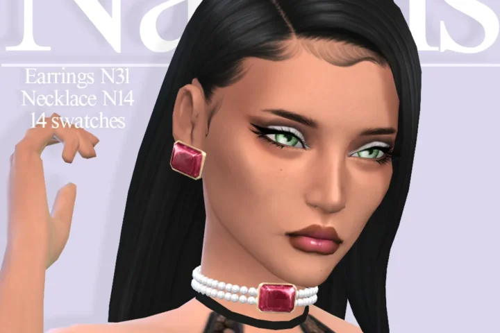EarringsN31, Necklace N14ⁿᵃᵗᵃˡⁱˢ