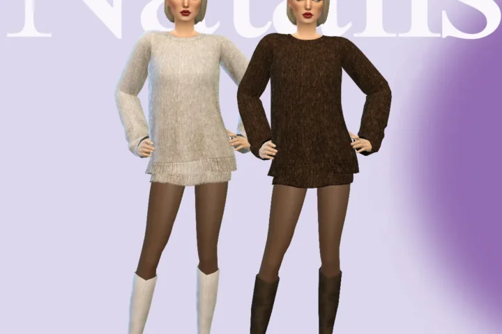 Sweater N02-mini skirtN05ⁿᵃᵗᵃˡⁱˢ