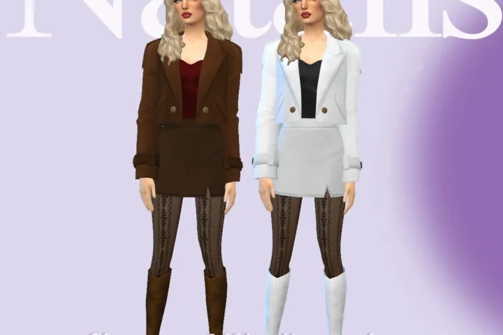 Short coat N01-mini skirtN06ⁿᵃᵗᵃˡⁱˢ