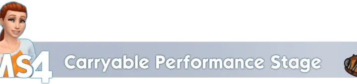 Carryable Performance Stage plus Sing Songs!