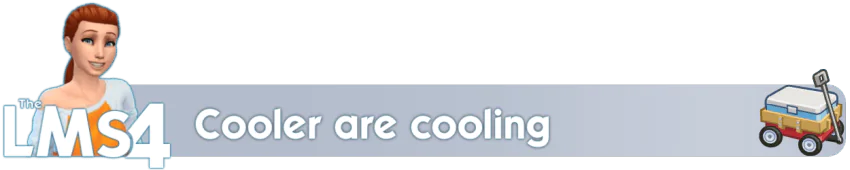 Cooler are cooling