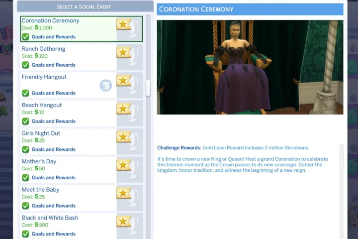 Coronation Ceremony Event