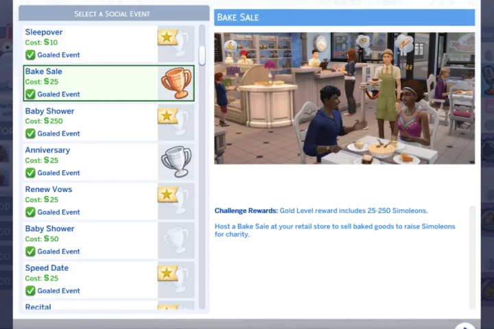 Bake Sale Event