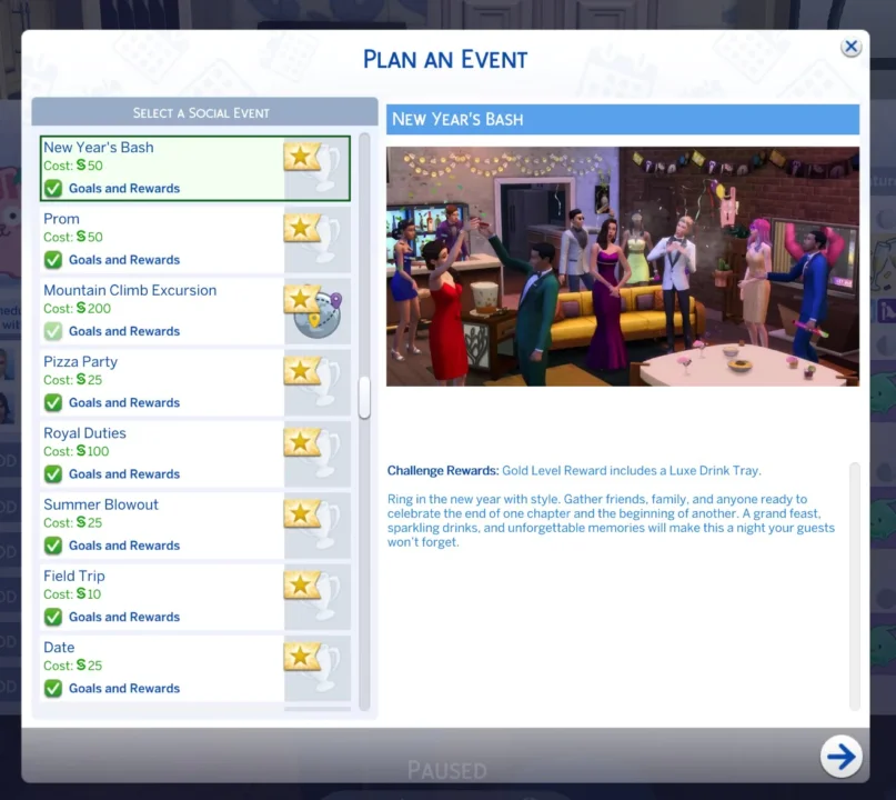 New Year's Bash Event