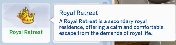 Royal Retreat Lot Trait