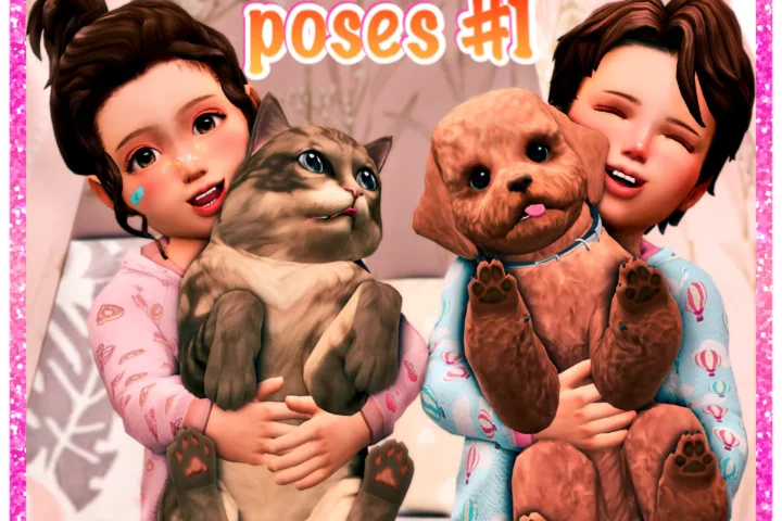 Acha Toddler&Pet's poses #1 (2021/05/10)