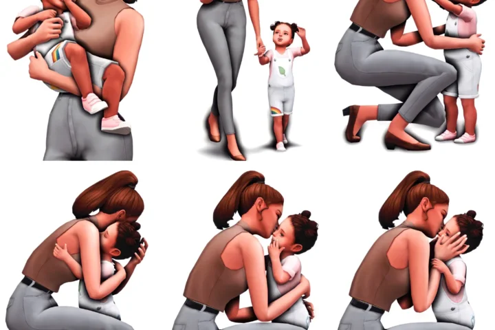 Acha Parent & Toddler poses #2