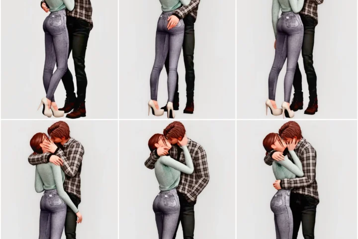 Acha Kissing poses #1