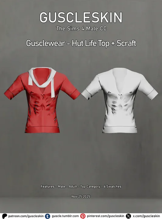 Gusclewear - Hut Life Top