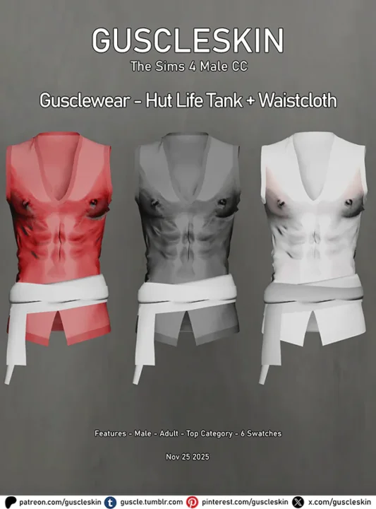 Gusclewear - Hut Life Tank + Waistcloth