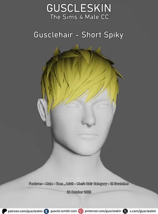 Gusclehair - Short Spiky