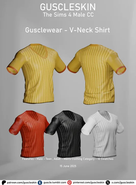Gusclewear - V-Neck Shirt