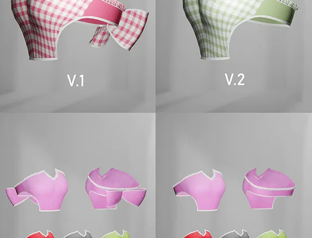 Gusclewear - Pastel Strapless V.1