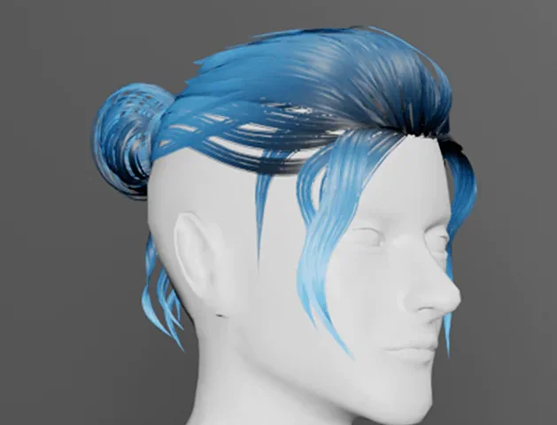 Gusclehair - Undercut Men Bun Style