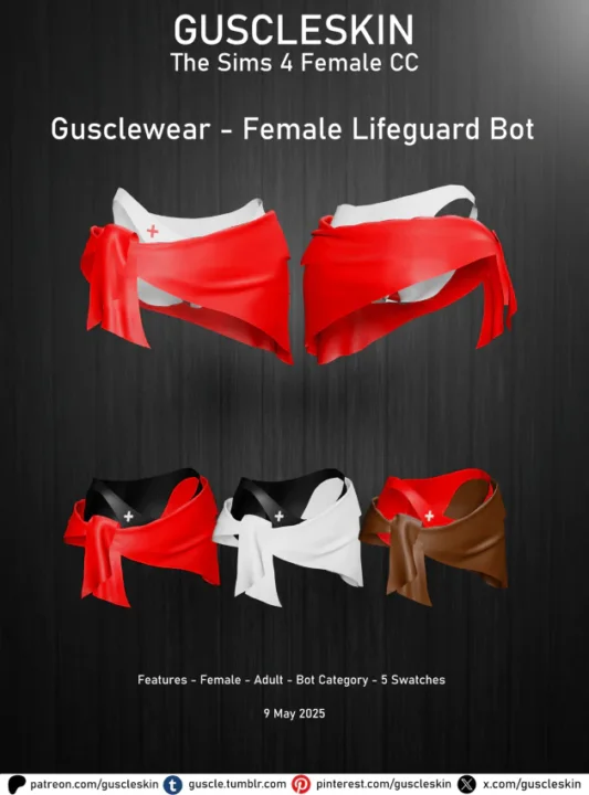 Gusclewear - Female Lifeguard Bot
