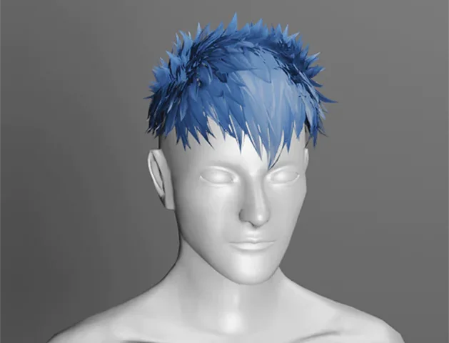 Gusclehair - Side Spiky