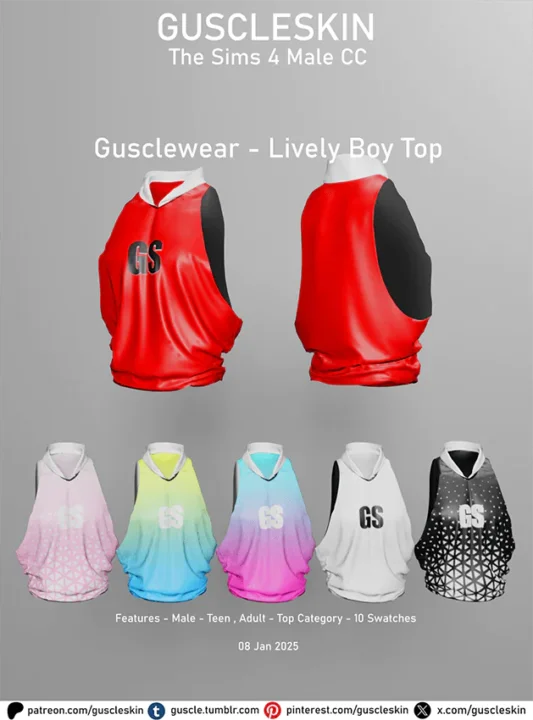 Gusclewear - Lively Boy Top
