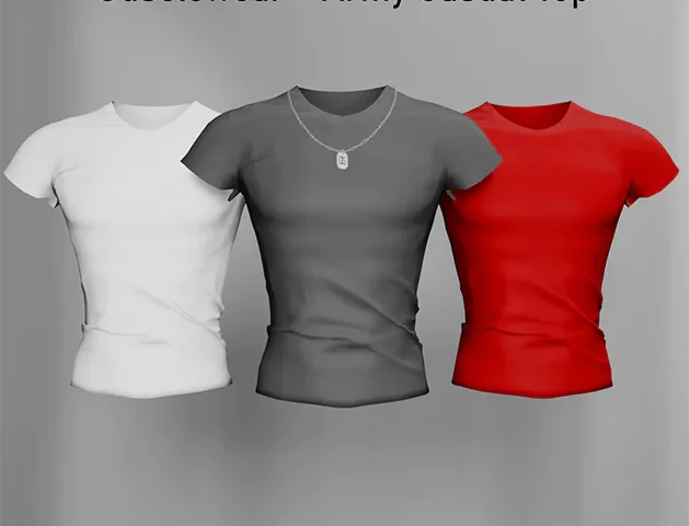 Gusclewear - Army Casual Top