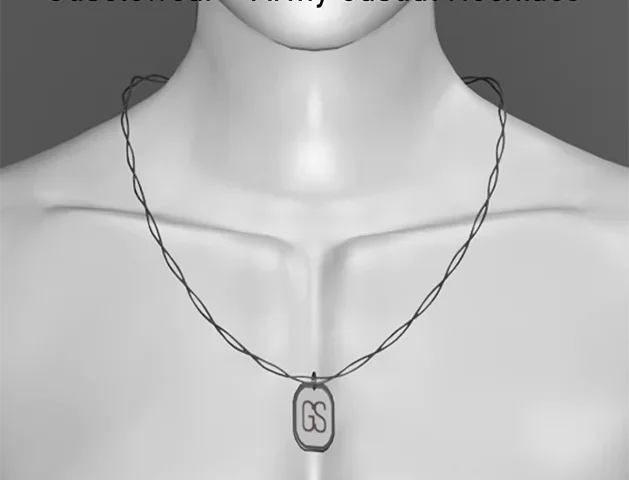 Gusclewear - Army necklace