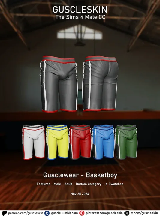 Gusclewear - Basketboy Bottom
