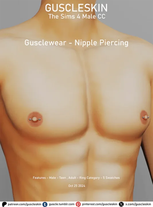 Guscleskin - Nipple Piercing