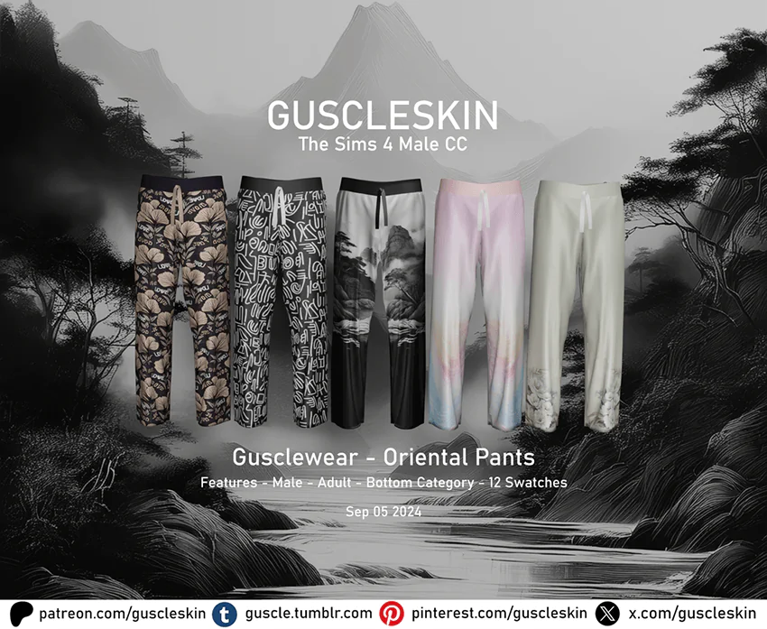 Gusclewear - Oriental Pants