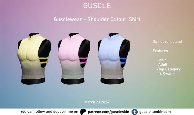 Gusclewear - Shoulder Cutout Shirt