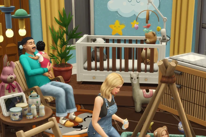 Stylish Wood Dreamy Nursery
