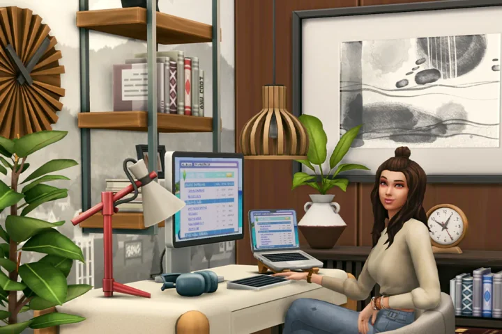Stylish-Wood Home Office