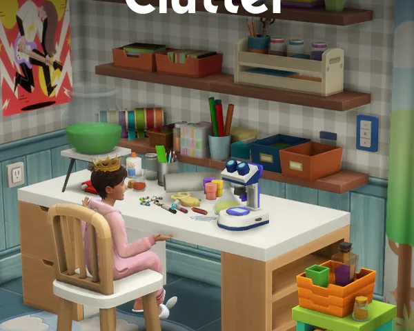 School Supplies Clutter