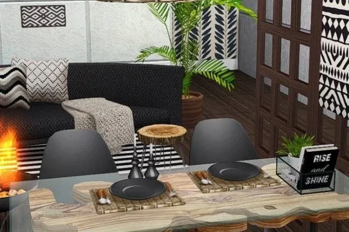 Modern Tribal Dining Room 🍽