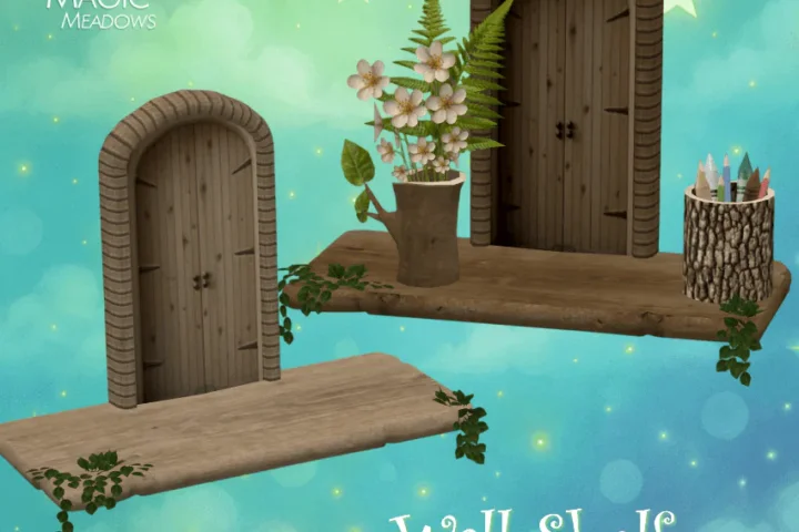 Magic Meadows Wall Shelf 🌿🌱