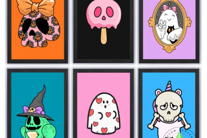 Creepy cute paintings