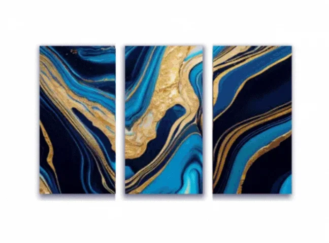 Abstract Tryptich