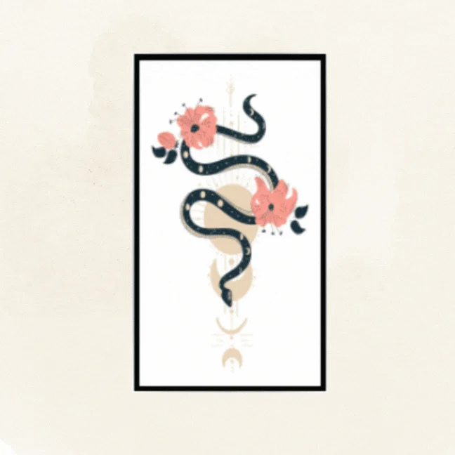 Snake & Flowers