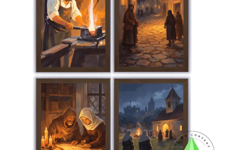 Medieval paintings