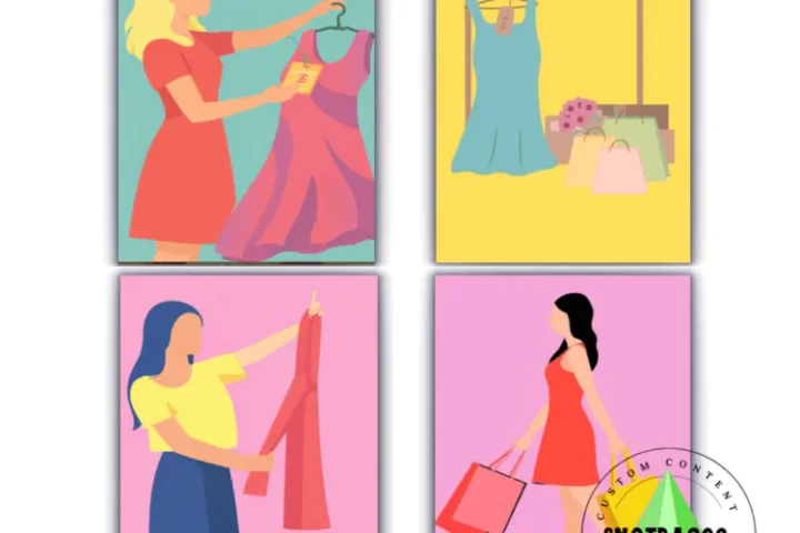 Pictures for clothes shop