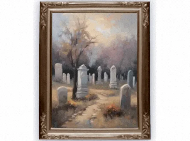 Graveyard paintings